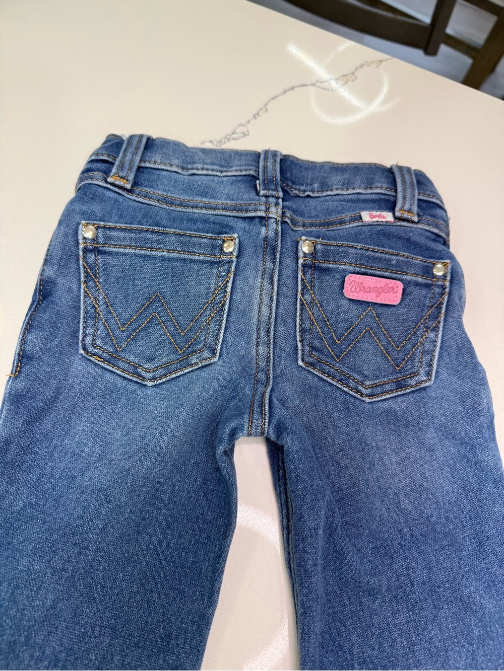 Wrangler X Barbie Girls Flare Jeans Size 4